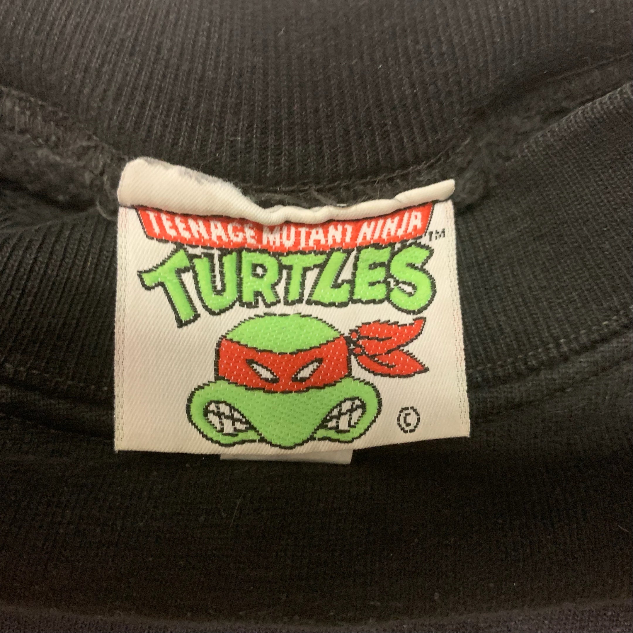 Ninja Turtles coupé Coton Ouaté 1990