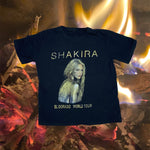 Load image into Gallery viewer, T-Shirt noir Shakira tournée 2018
