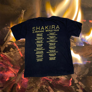 T-Shirt noir Shakira tournée 2018