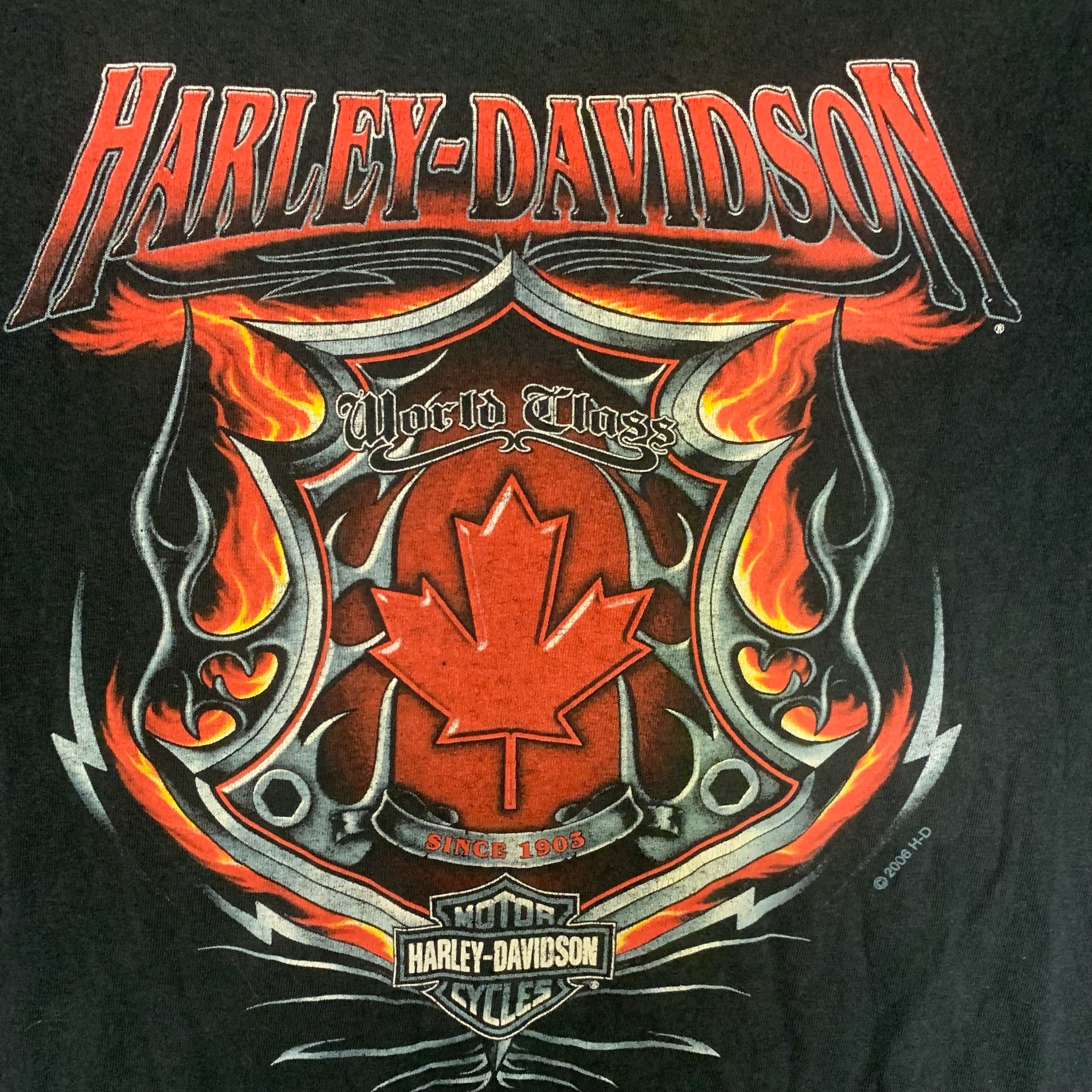T-shirt Harley Davidson Edmonton 2006