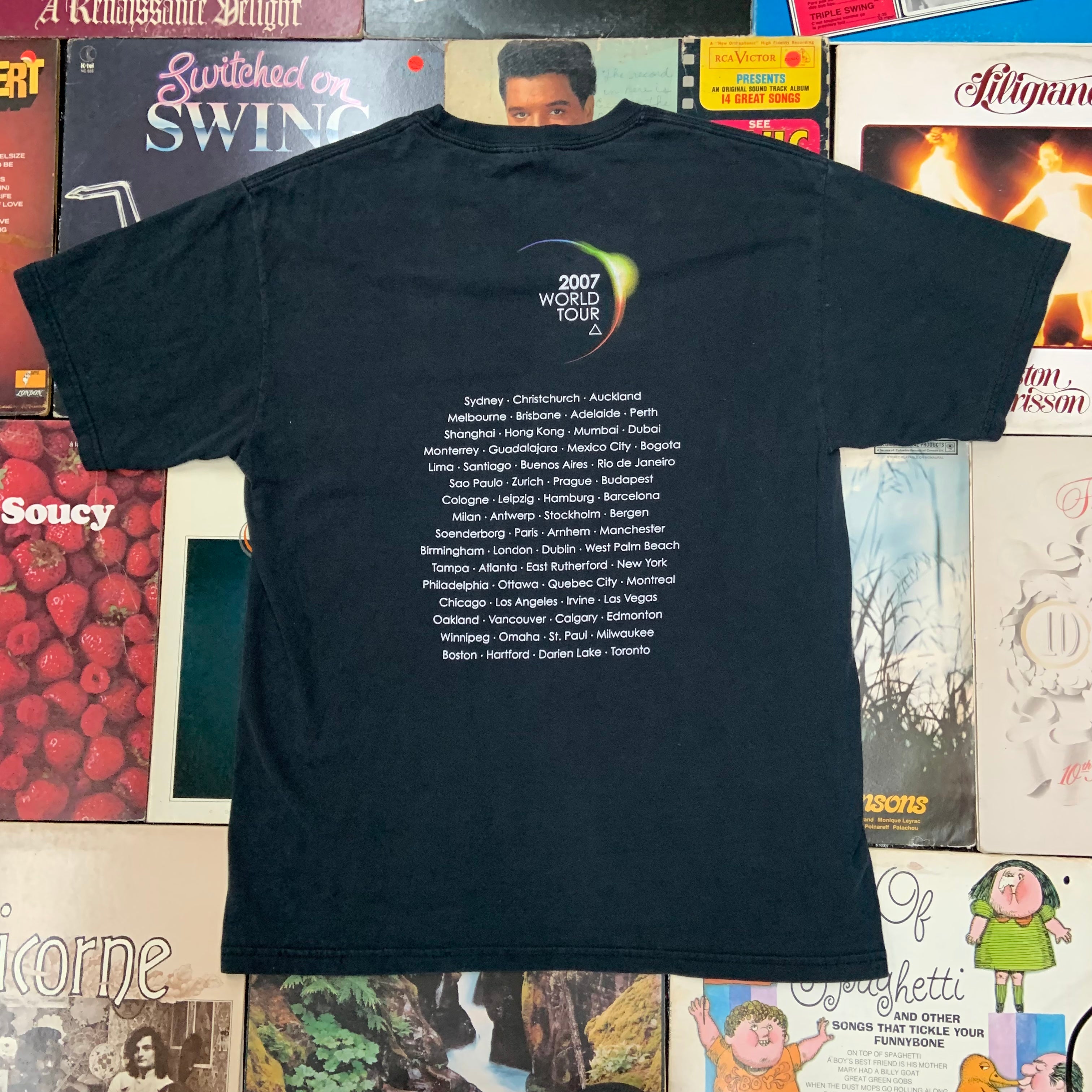T-shirt de tournée Roger Waters Dark Side of the Moon