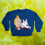 Load image into Gallery viewer, Chandail en tricot TinTin 1980
